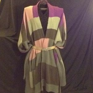 🔥Cozy grey/pink shawl🔥